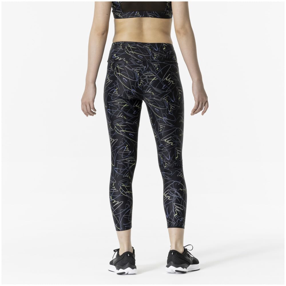 Mizuno Fit Stretch Training Long Size Medium Women's Tights, 32MB2812, Black,