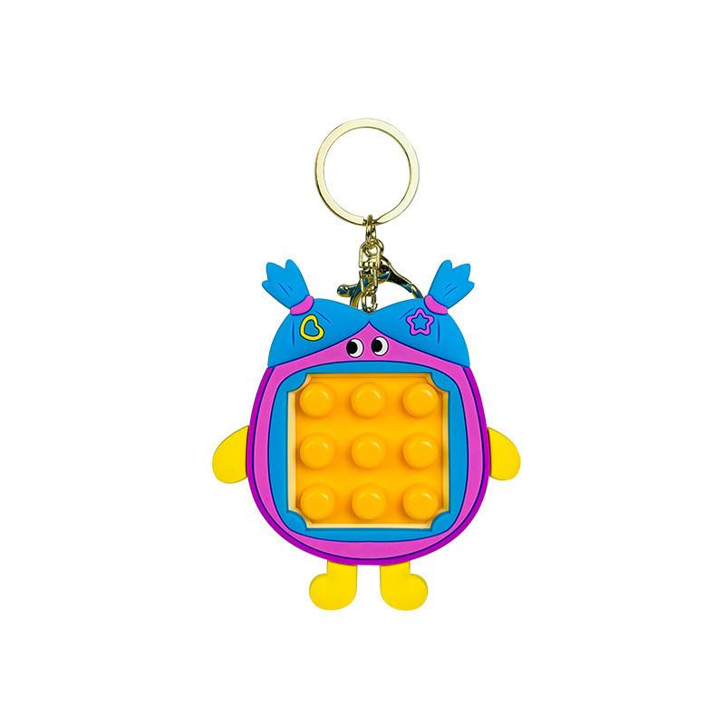Charmantes Dopamin Ugly Doll Quetsch-Spaß Schlüsselanhänger Einzigartiges PVC Cartoon Tasche Anhänger