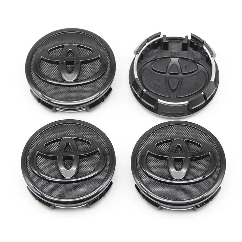 4pcs 57/62mm For Toyota Car Tyre Wheel Center Hub Cap Badge C-hr Prado Rav4 Yaris Hilux Prius Avensis Corolla Camry crown