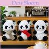 Panda Plush Doll With Scarf And Sweater Decoration For Kids And Collectors