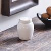 Nordic Mini Ceramic Tea Leaf Jar Fragrant Powder Sealing Portable Travel Small Tea Jar Gilded Porcelain Storage Bottle Container