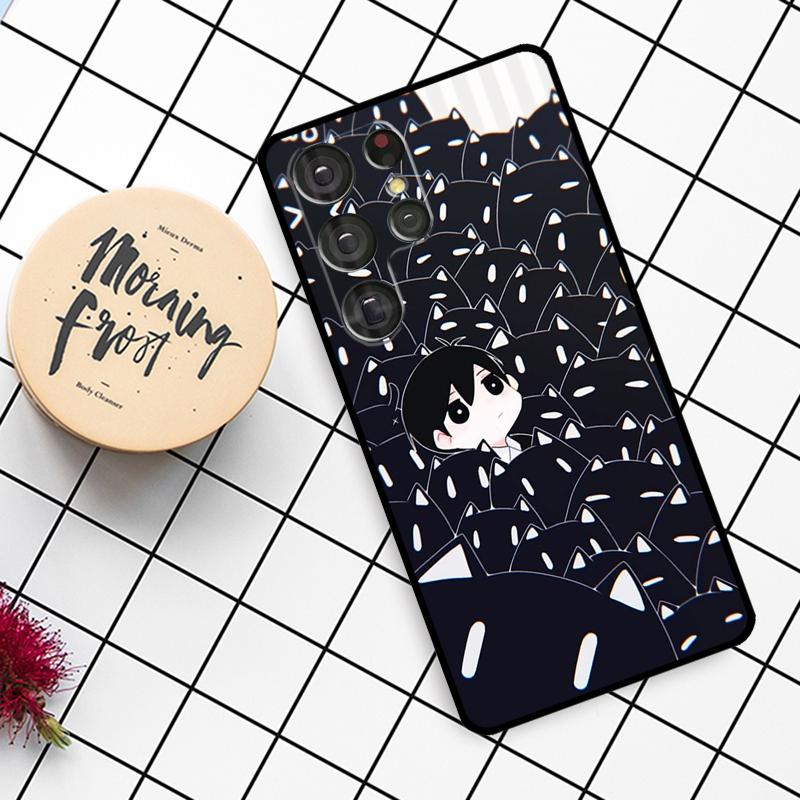 Omori Case For Samsung Galaxy S23 S20 FE S21 S22 Ultra Note 20 S8 S9 S10 Note 10 Plus Phone Coque