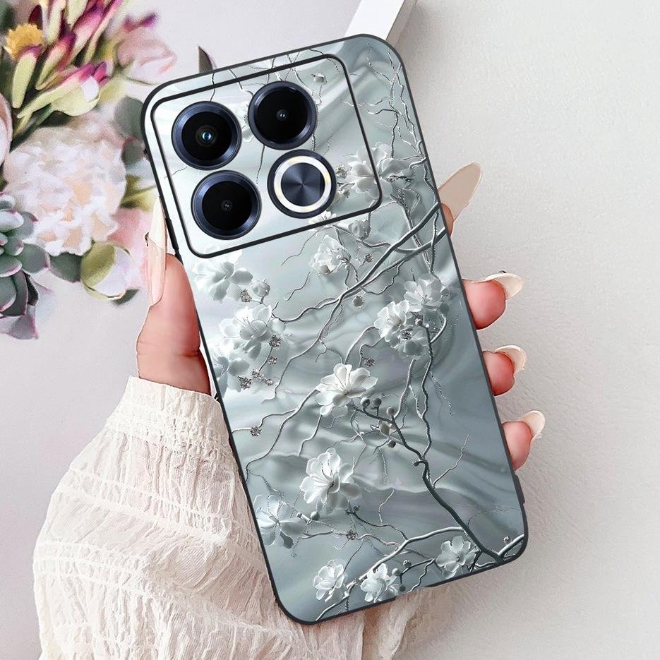 For Infinix Note 40 5G Case X6852 New Luxury Painted Cover Soft Silicone Phone Case For Infinix Note 40 Pro Plus Note40 4G Shell
