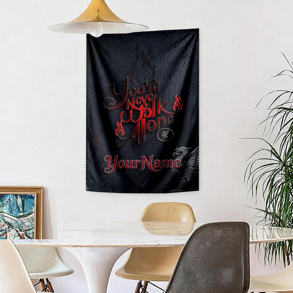 Liverpool Custom Your Name Wall Decor Tapestry Art For Pet Memorial Birthdaywedding Party Backdrop Family Gift