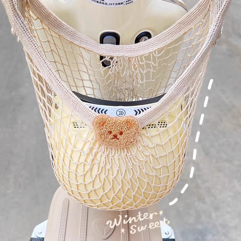 

Универсальная сетчатая сумка для хранения большой вместимости для шлемов электромобилей