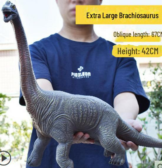 Soft Plastic Giant Dinosaur Model - Cotton-Filled Tyrannosaurus Rex/Triceratops Gift