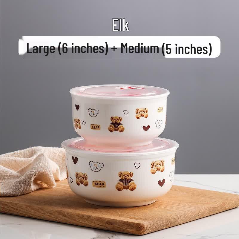Qiwei Ceramic Microwave Container Set