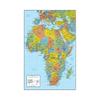 Tapeçaria Mapa Político da África detalhes