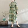 Spring Stand-up Collar Oversized Dress