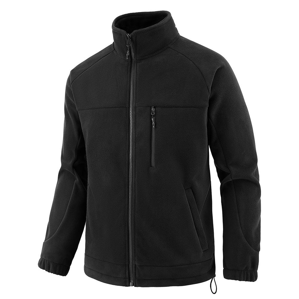 Plus Size Jacket Men s Winter New Outdoor Sports Cardigan Sweater Fleece Warm Jacket S