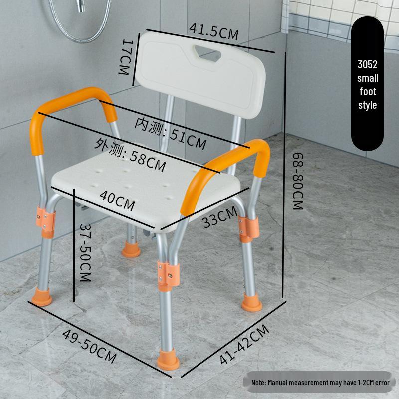 Anti-Slip Bath Chair for Elderly, Pregnant Women, and Disabled Safety Seat