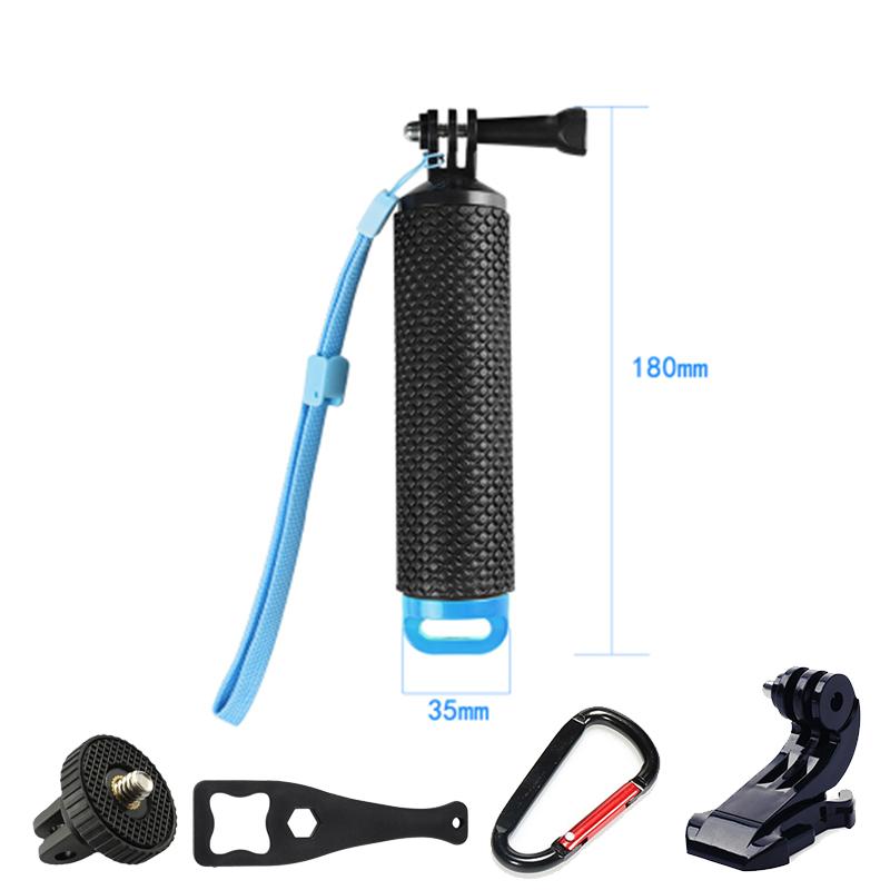 Floating Hand Grip Waterproof Monopod for GoPro Hero 13 12 11 10 9 8 Handler Handle Mount Accessories for Underwater Snorkeling