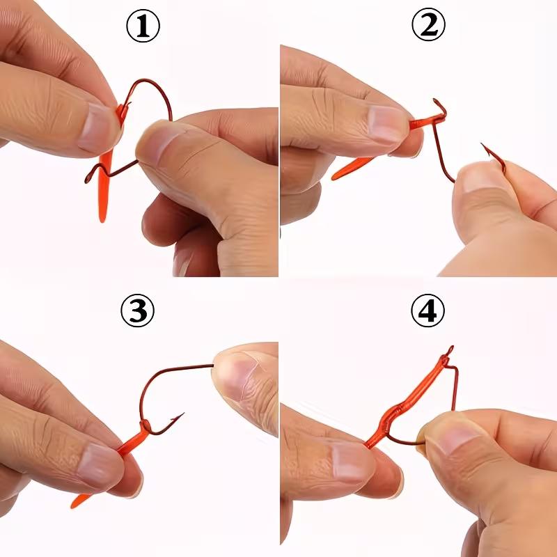 Lifelike Soft Red Worm Earthworm Fishing Lure 35mm Silicone Artificial Bait with Fishy Smell Shrimp Additive for Bass Carp