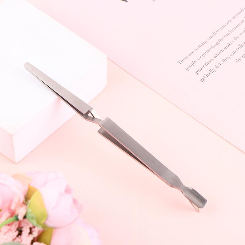 Stainless Steel Nail Shaping Tweezers For Uv Gel Tips C Curve Pinchers Sculpture Clip Nail Art Tools