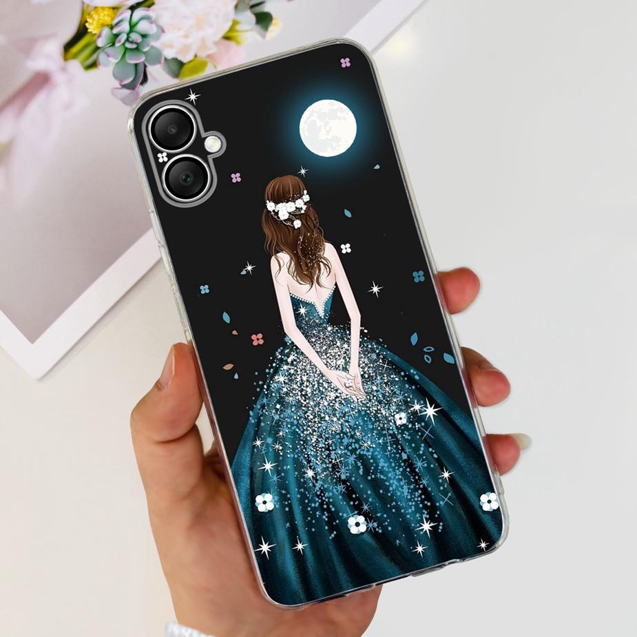 Für Samsung Galaxy A06 4G Hülle SM-A065F Neue Mode Bemalte Abdeckung Klare Silikon Weiche TPU Handyhülle Für Samsung A06 A 06 Fundas