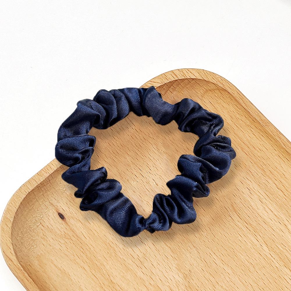 

Корейское плиссированное атласное кольцо для волос - модная эластичная повязка для волос с хвостиками Satin