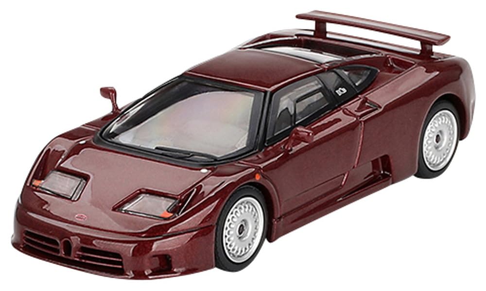 MINI GT Bugatti EB110 GT Dark Red Metallic Finished Product 1/64 (Left-Hand Drive)