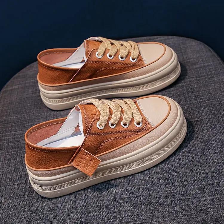 Ladies Popular Autumn Fashion Shoe Women Platform Walking Sneakers  Lace Up Casual Sports Shoes Outdoor Travel Mujer Shoes