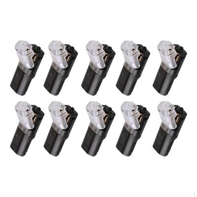 10x Pluggable LED Wire Connectors Spring Wiring