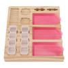 Rhinestone Tray Short Pink Crystal Plate DIY HandMade Storage Rack Combination Set