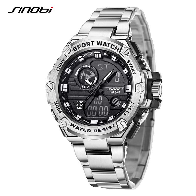 Sinobi Men s 9893 Dual Display Sports Waterproof Watch