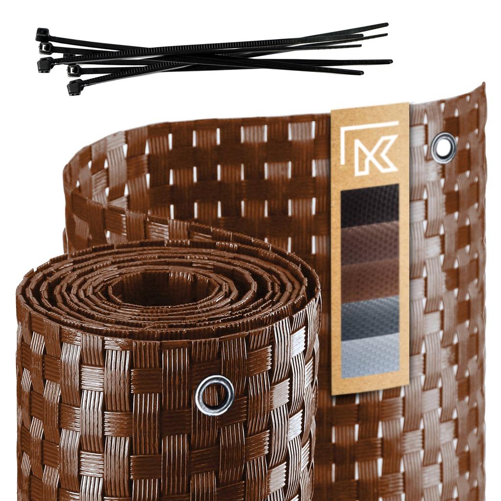 KADAX Balcony Cover Technorattan Balcony Mat 