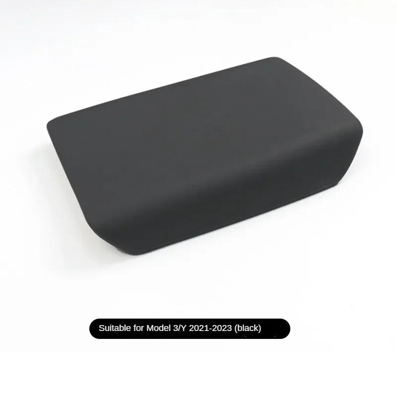 

Для Tesla Model 3 Y 2024 Аксессуары Подлокотник Защитная крышка коробки Белый Мягкий TPE Центральная консоль Панель Накладка чёрный