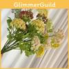 3 Rice Head Fruit Faux Plants Flocked Stems Wedding Decor Props Photography