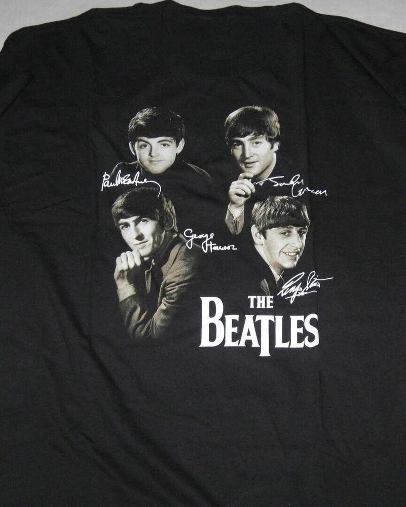 

Rare THE BEATLES Short Sleeve Black Men S-234XL T-Shirt PP2030 Unisex T-Shirt XXXXL