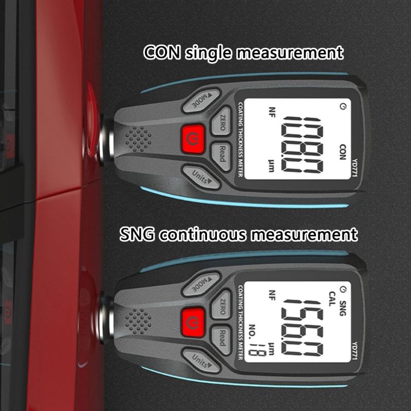 High Precisions Coating Thickness Meter Thickness Test for Automotive Industry Accurate Paint Powder Coating Measurement