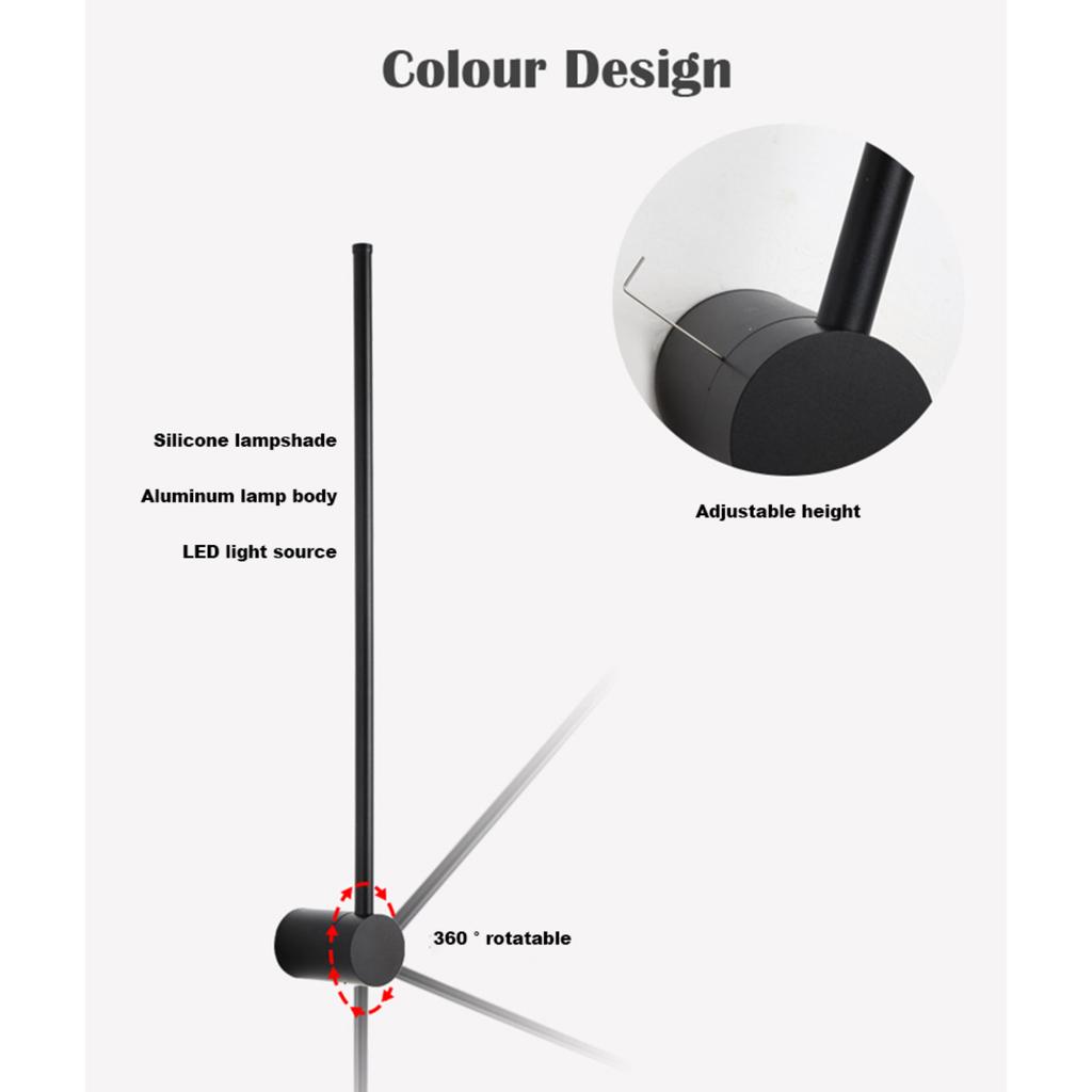 Neue minimalistische, kreative LED-Streifen-Wandleuchte für stilvolle, moderne Schlafzimmer- und Restaurantdekoration mit nordischem Touch