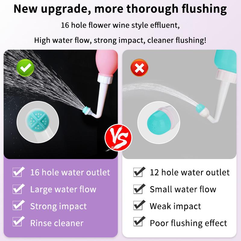 Portable Bidet Perineal Douche Vulvar And Anal Irrigator For Postpartum And Pregnant Women To Clean Their Bottoms