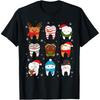 Oh Dentistree Christmas Tree Teeth Dentistry Dental Dentist T Shirts Humor Streetwear Tee Short Sleeve Unisex Loose Clothing