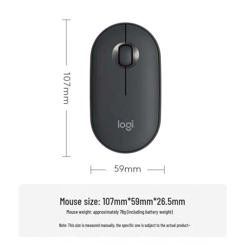 Logitech PEBBLE Wireless Bluetooth Silent Mouse