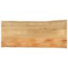VidaXL Table Top 140x60x3.8 Cm Live Edge Solid Mango Wood, Wooden Table Top, Side Table Top, 370745