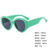 Foreign Trade Sunglasses Wide Legs Big Frame Vgo88 Men'S And Women'S Jelly Color Personalized Uv400 Sunglasses