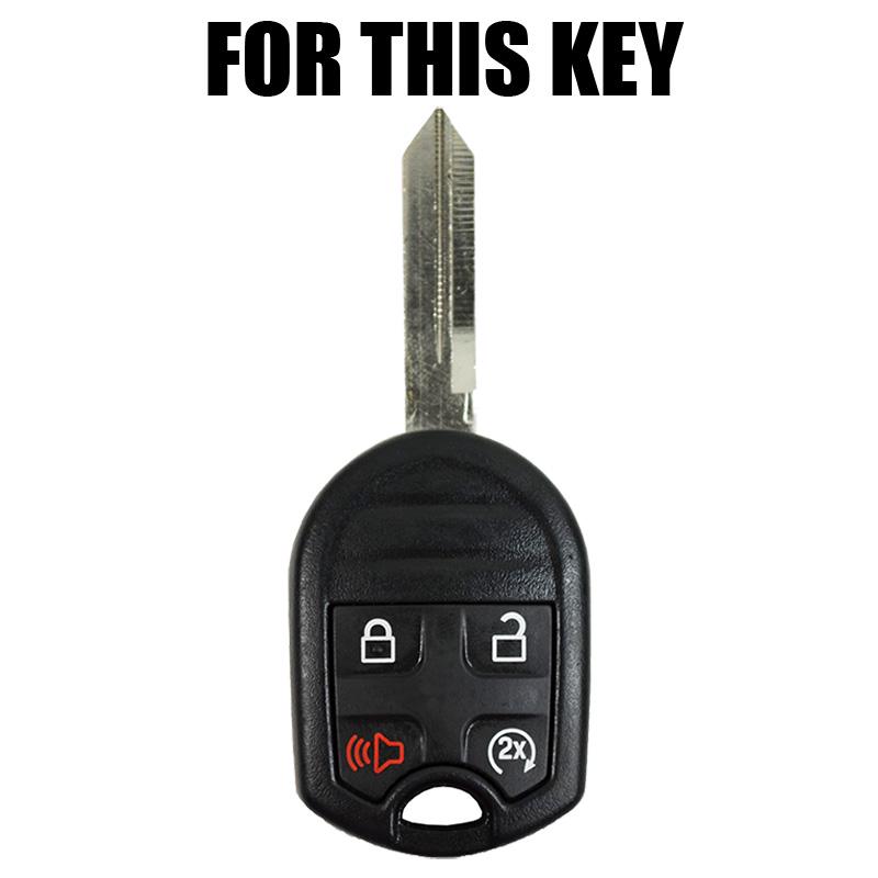 Schlüsseletui für Ford Edge Escape Explorer Flex Focus für Lincoln MKS MKX MKZ für Mazda Tribute