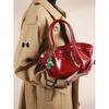 Original Christmas Puppy Dumpling Bag Girl 2025 Spring New Red Wedding Bag Premium Messenger Bag