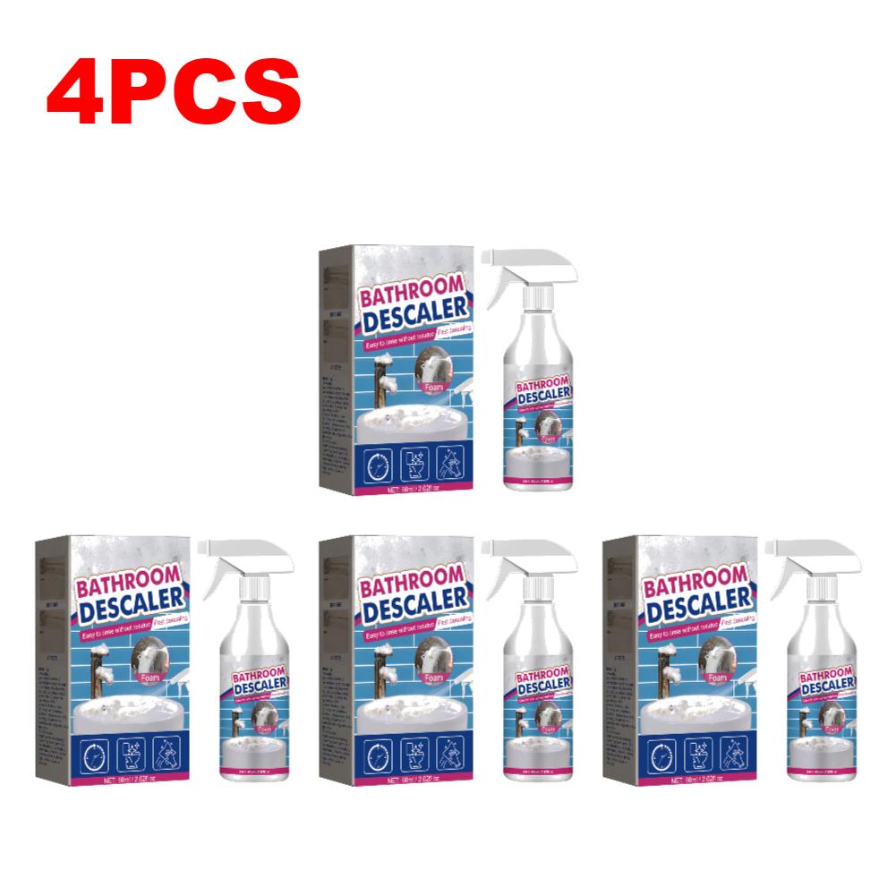 1-5PCS Bathroom Descaler Foam Cleaner Quickly Remove Stubborn Stains Cleaner Versatile Rinse Cleaning Foam Spray For Household