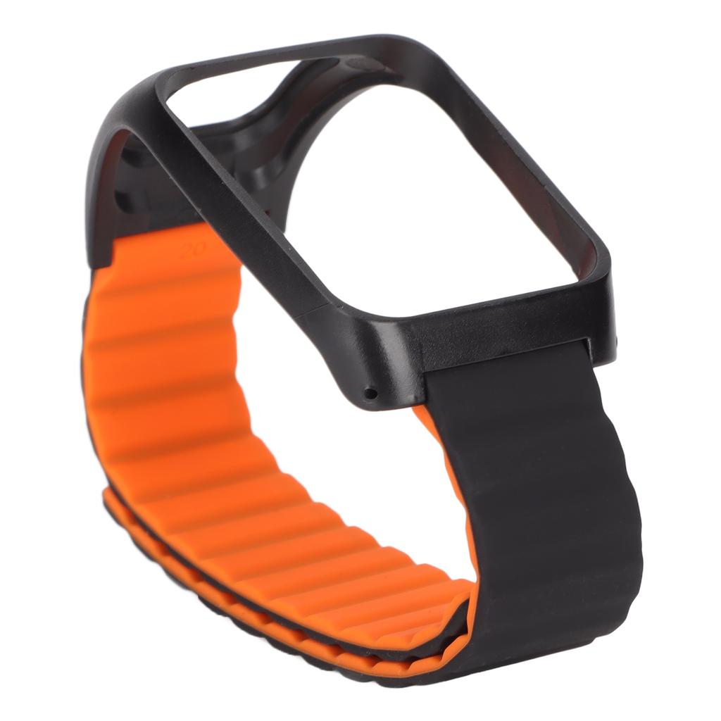 Silicone Magnetic Watch Band Watch Replacement Strap Adjustable Watch Wristband for TomTom Runner 2