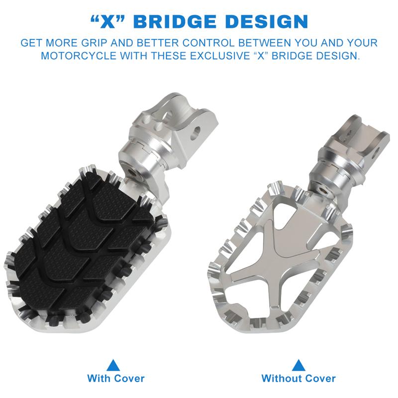 Footrests Footpegs For BMW R1200GS R1250GS R1200 R1250 GS LC ADV 2013-2023 Foot Rests Foot Pegs S1000XR F750GS F850GS Adventure