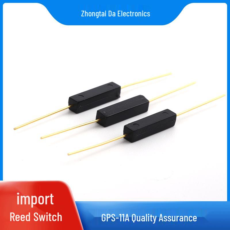 GPS-11A Magnetic Reed Switch, 3x11.5mm, Plastic Encapsulated, Anti-Interference, Normally Open