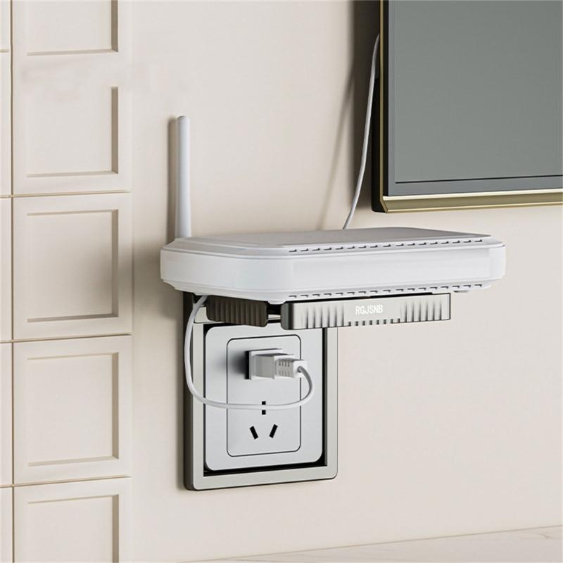 Practical Mobile Phone Stand Mount Convenient Phone Holder Wall Stand Mount Phone Charger Socket Support
