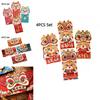 2024 New Year Chinese Zodiac Red Envelope Bag For Spring Festival Celebration Paper Material