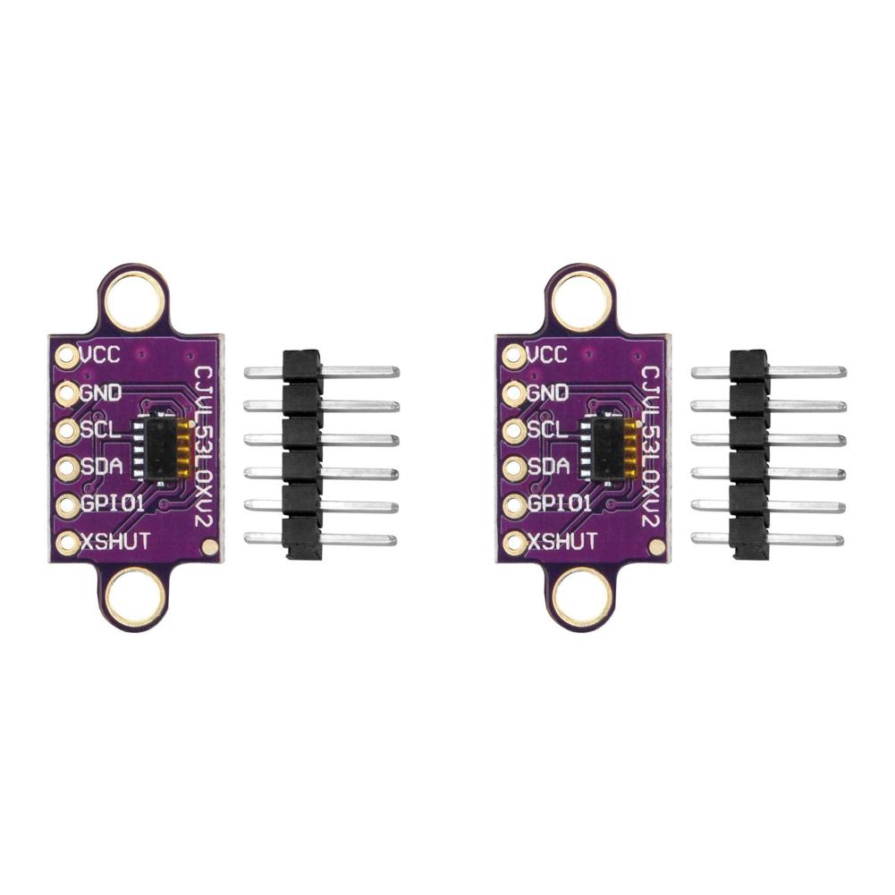 1-10PCS VL53L0X Time-of-Flight (ToF) Laser Ranging Sensor Breakout 940nm GY-VL53L0XV2 Laser Distance Module I2C IIC with Pin