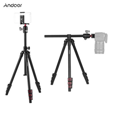 Andoer Q160H Portable Camera Tripod Horizontal Mount Professional Travel Tripod with 360 Degrees  Panoramic