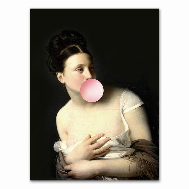 Světově proslulá nástěnná malba Fantasy plátno Plakáty a obrazy Obrázek Kreativní nástěnný obraz pro dekoraci obývacího pokoje bez rámu