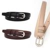 Casual Business Waist Belt Silver Pin Buckle Waistband Fashion Women Leather Belt  For Women Girl