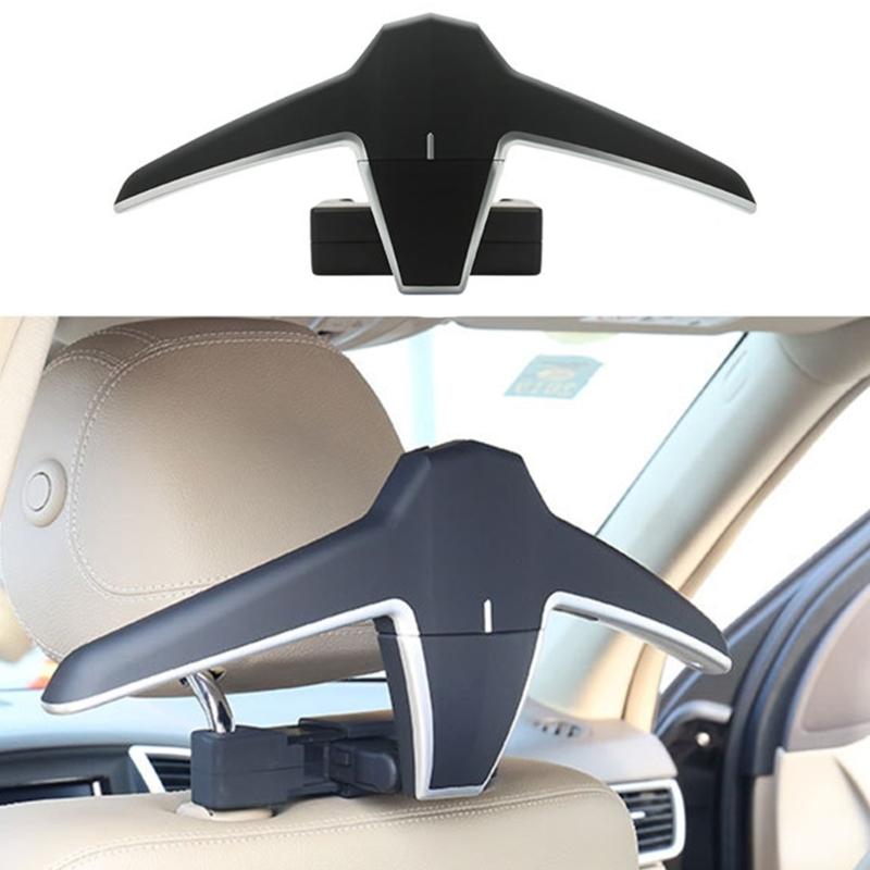 Multifunction Storage Holder Car Headrest Hanger Back Seat Clothes Organizer for Coat Jacket Handbag Interior Accessory