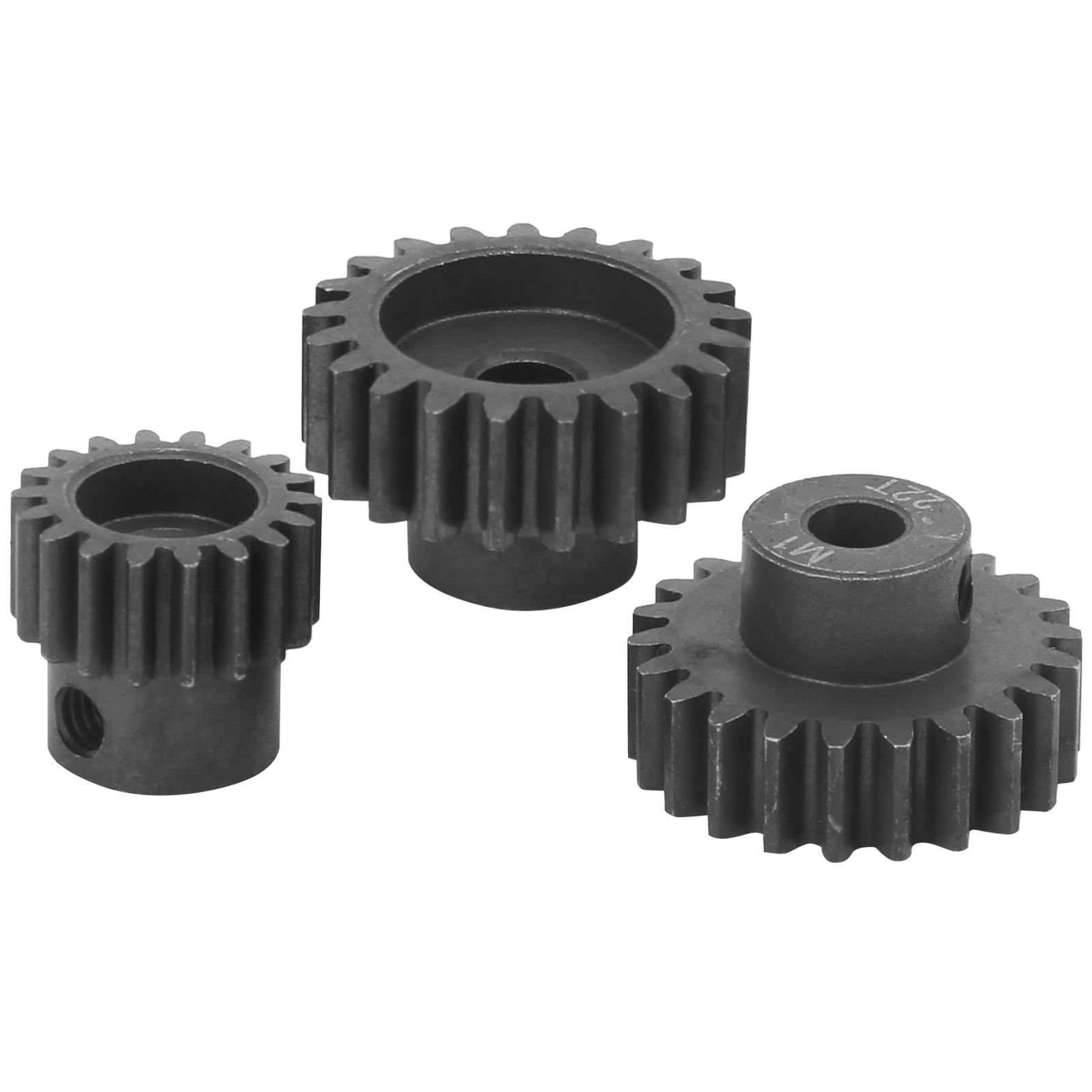 

M1 21T+M1 22T+32P 18t Metal Pinion Motor Gear Kit for 110 18 Remote Control Car